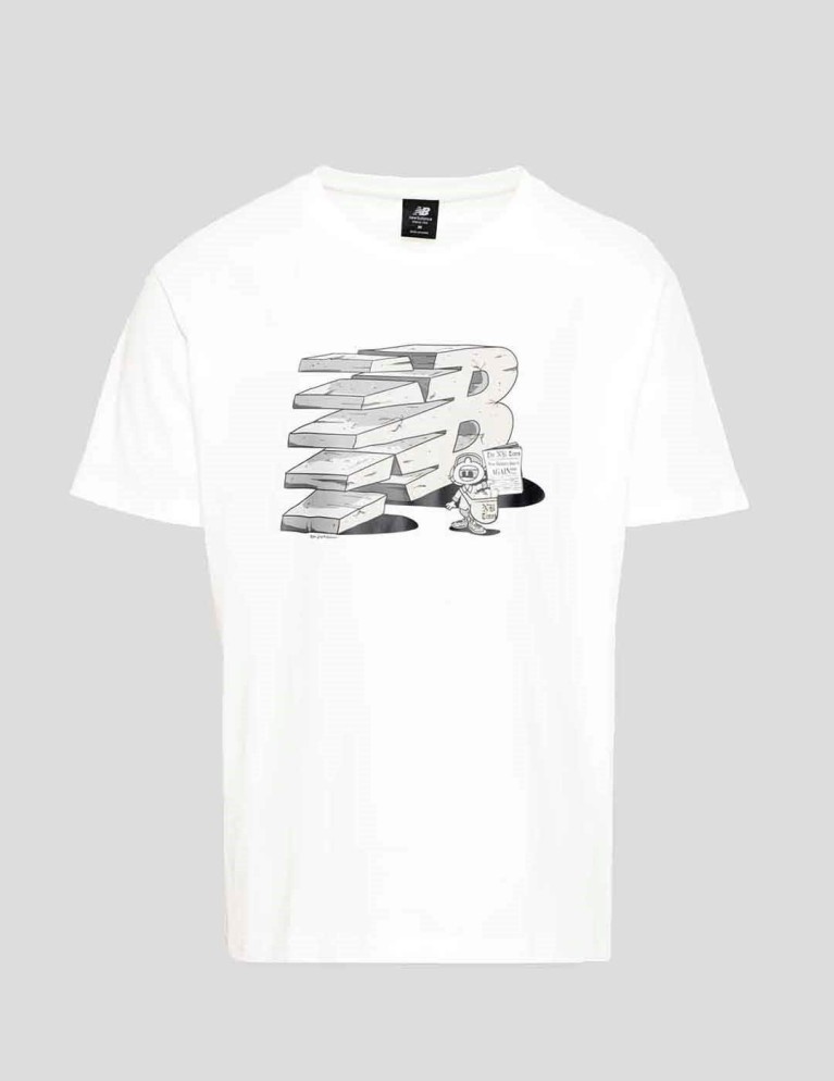 NW BALANCE camicie essenziali tee white